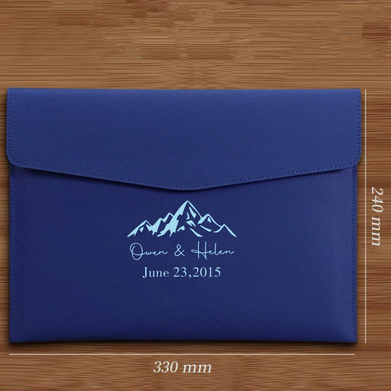 Personalized Monogram Leather File Folder for Unique & Love | JNSBag56