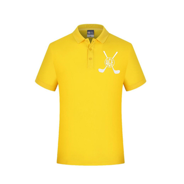 Personalized Monogram Embroidered Golf Polo Shirt | JNSCloth37