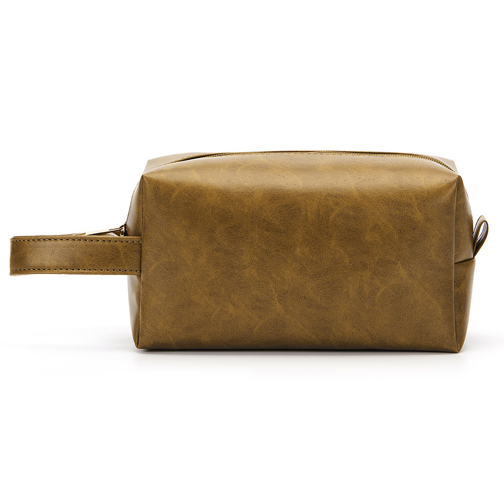 Personalized Leather Monogram Engraved Wash Bag for Unique & Love | JNSBag27