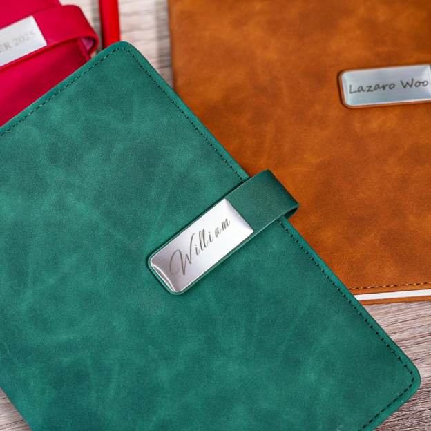 Personalized Name Engraving Leather Notebook Set for Unique & Love | JNSDec128