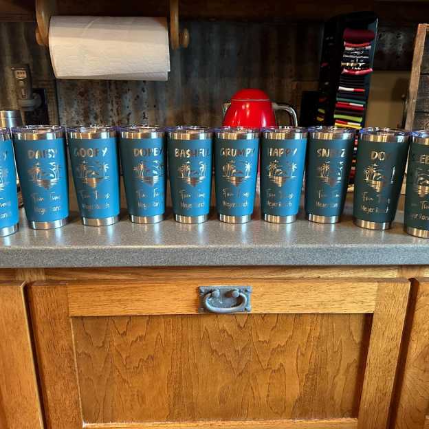 Personalized Name 20oz Vacation Stainless Steel Insulated Tumbler | JNSBottle02