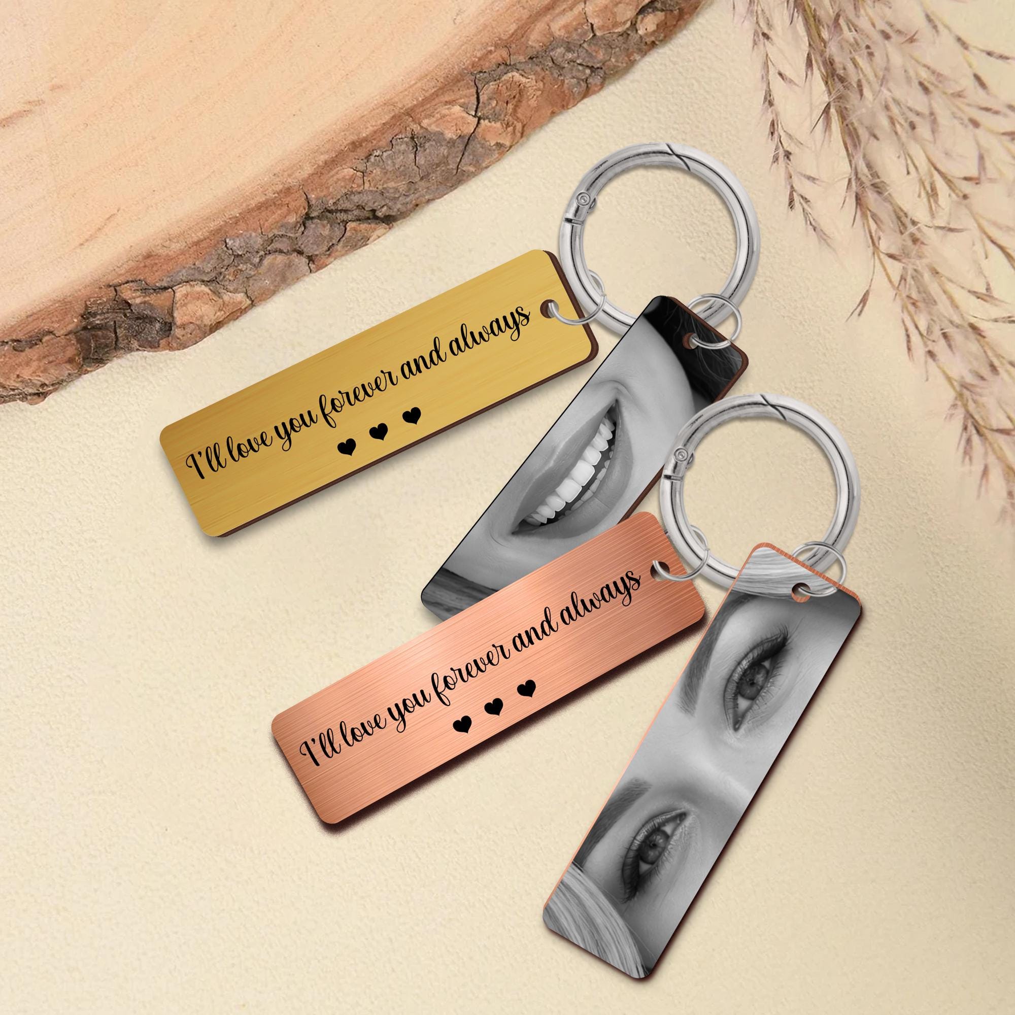 Personalized Eye Photo Aluminum Keychain for Unique and Love | JNSDec229