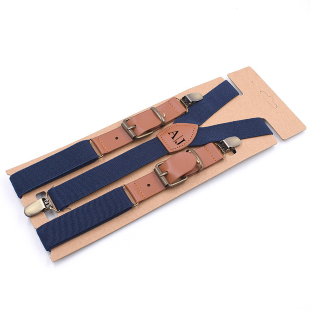 Personalized Monogrammed Leather Patch Braces for Unique & Love | JNSCloth40