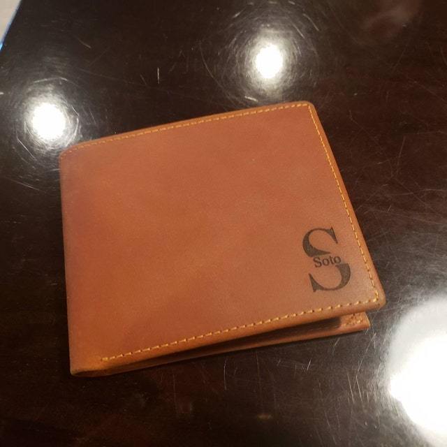 Personalized Engraved Leather Wallet for Unique & Love | JNSBag18