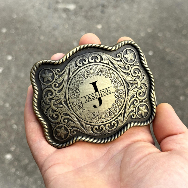 Personalized Monogram Engraved Belt Buckle for Unique & Love | JNSDec175
