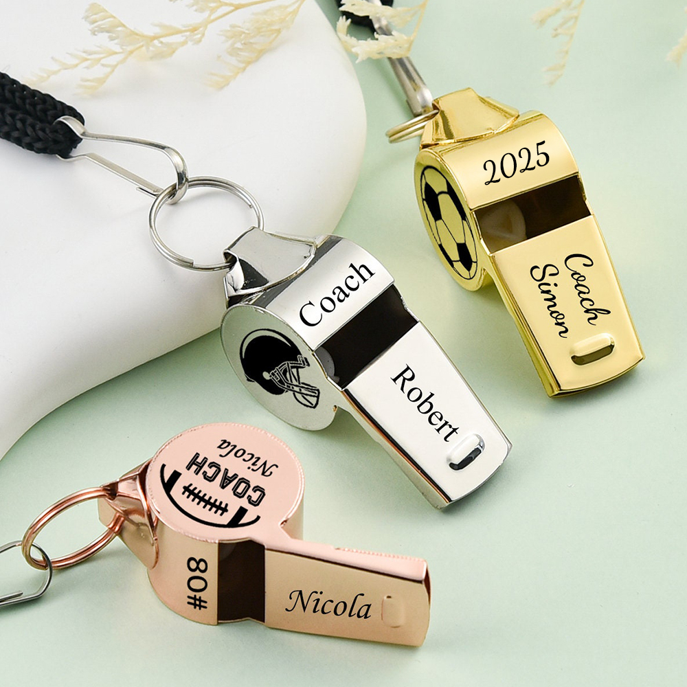 Personalized Engraved Sports Whistle for Coach & Teacher gift  | JNSTool16