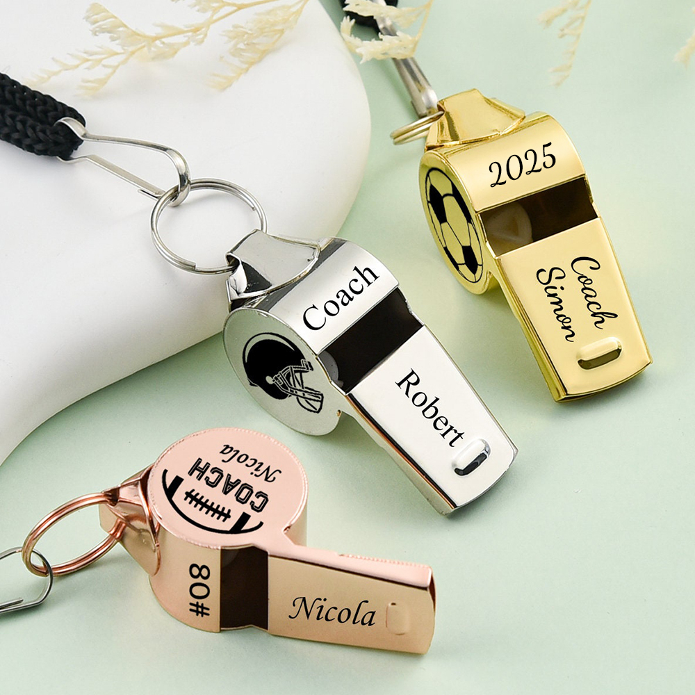 Personalized Engraved Sports Whistle for Coach & Teacher gift  | JNSTool16