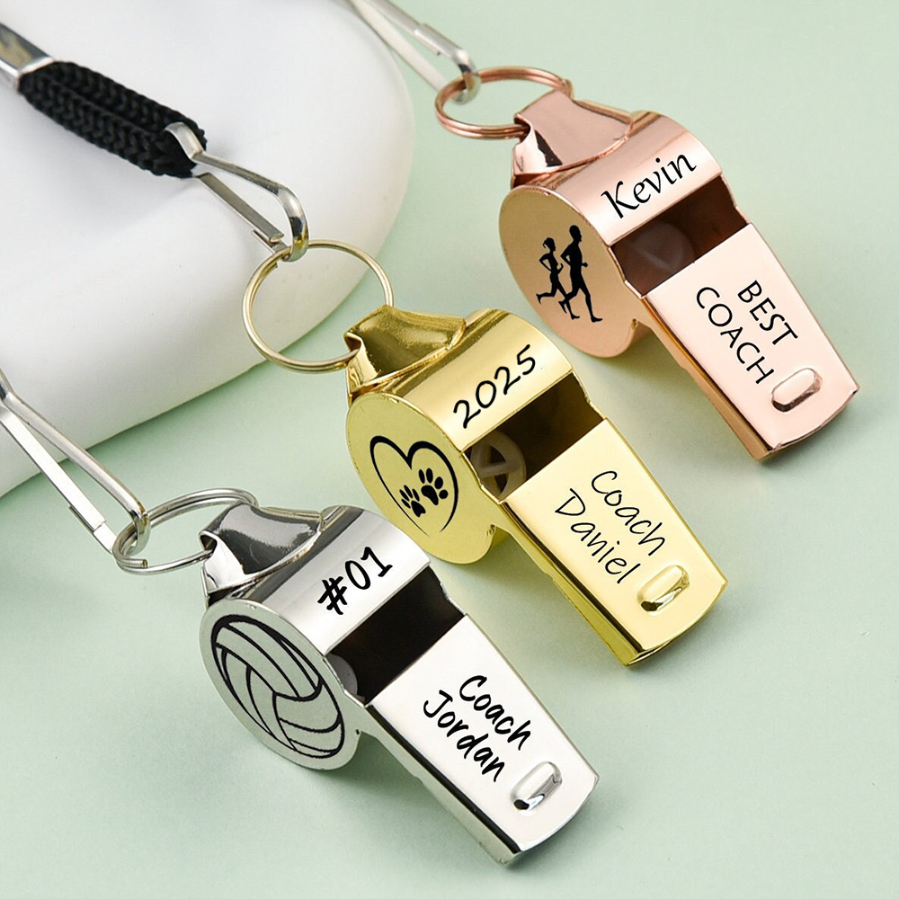 Personalized Engraved Sports Whistle for Coach & Teacher gift  | JNSTool16
