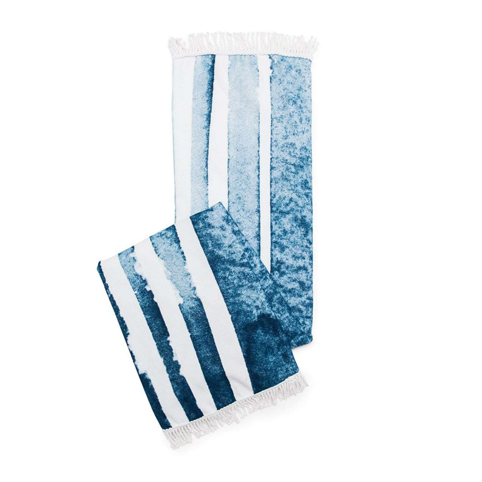 Personalized Ombre Stripes Round Beach Towels for Unique & Love | JNSTowel03