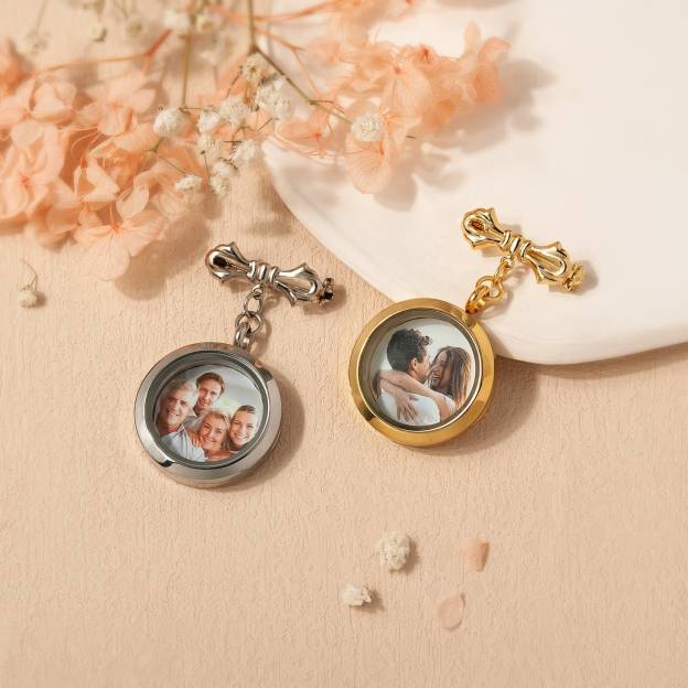 Personalized Photo Wedding Boutonniere Lapel Pin for Unique & Love | JNSDec89