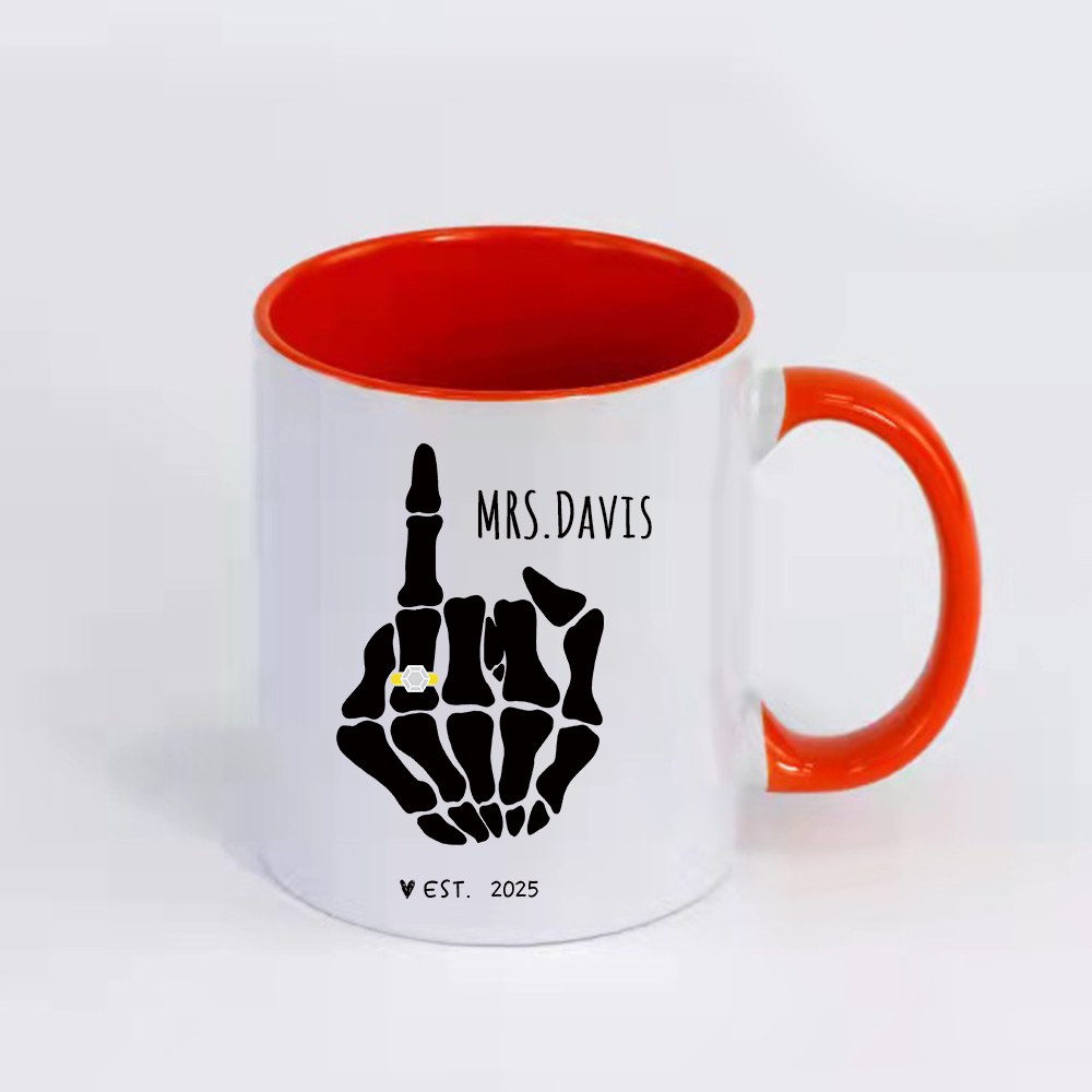 Personalized Funny Mr And Mrs Mug for Unique & Love | JNSDec159