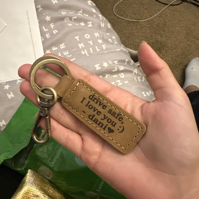 Personalized Engraved Leather Key Chain for Unique & Love | JNSDec32