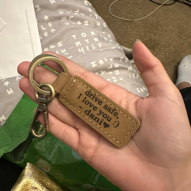 Personalized Engraved Leather Key Chain for Unique & Love | JNSDec32