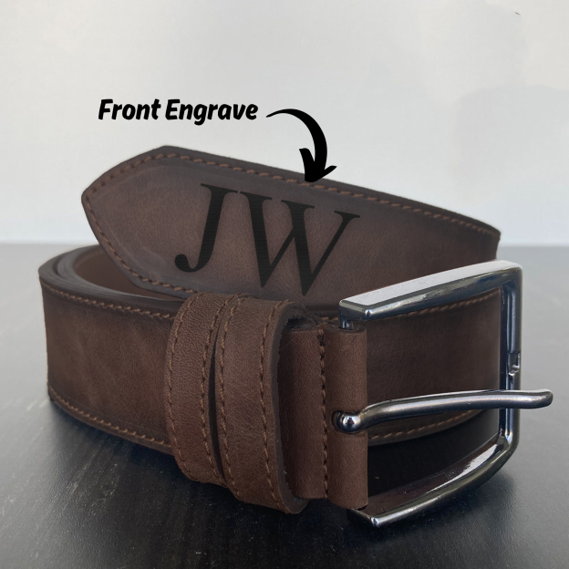 Personalized Handmade Engraved Genuine Leather Belt for Men | JNSCloth18