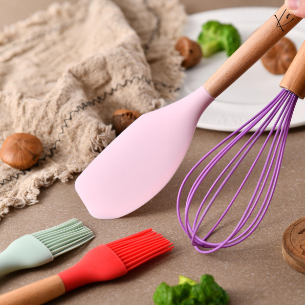 Personalized Name Engraving Silicone Kitchen Utensils 3-Piece Set for Unique & Love | JNSTool13