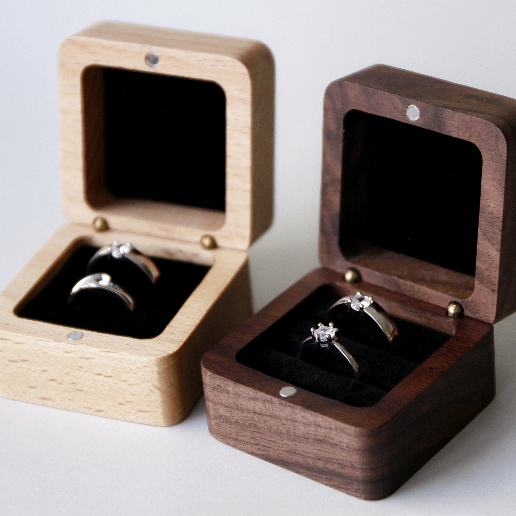Personalized Wooden Ring Box for Unique & Love | JNSDec23