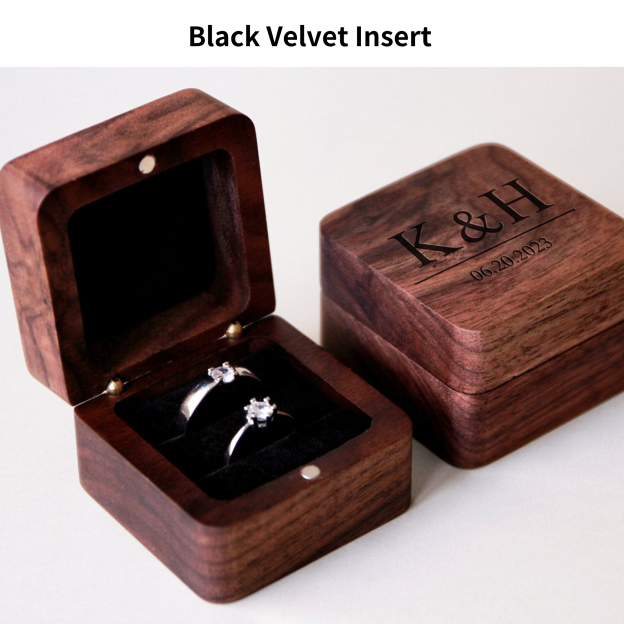 Personalized Wooden Ring Box for Unique & Love | JNSDec23