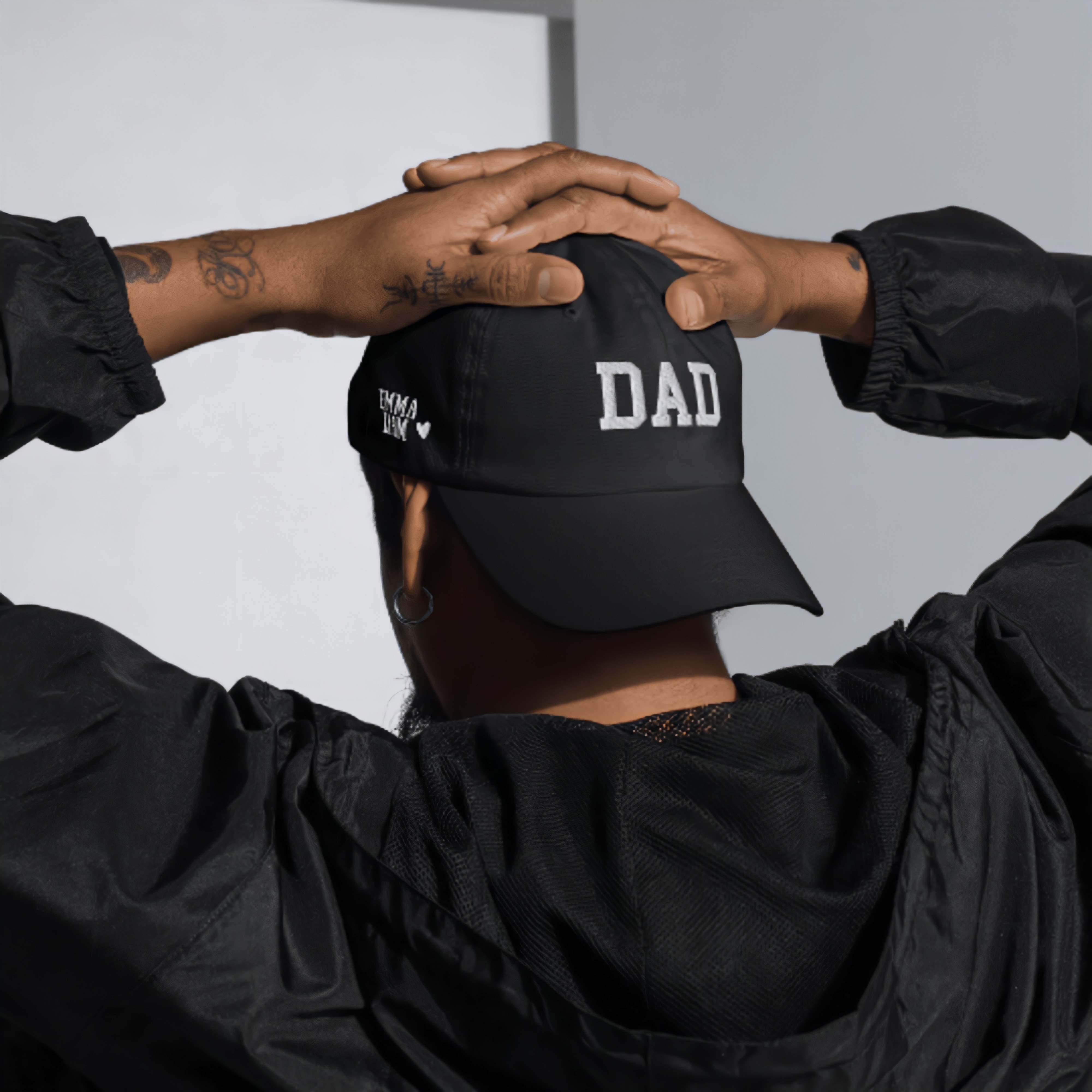 Personalized Embroidered DAD Hat with Kids Names for Unique & Love | JNSHat10