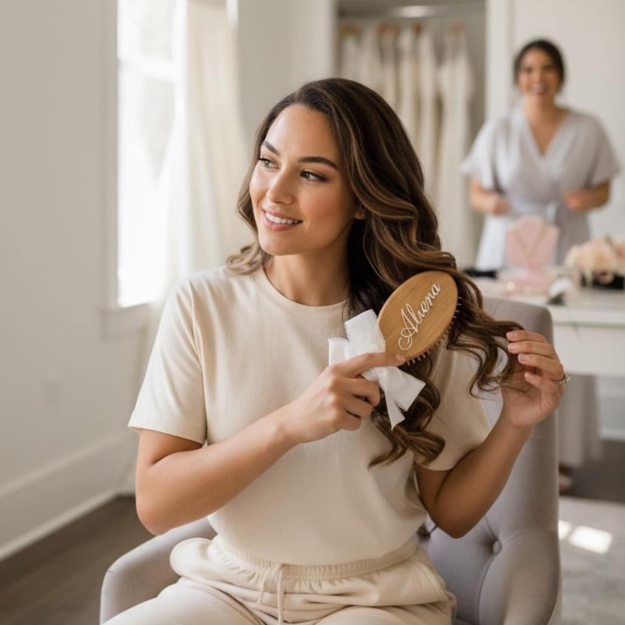 Personalized 3D Printing Name Hairbrush Party Favor | JNSDec195