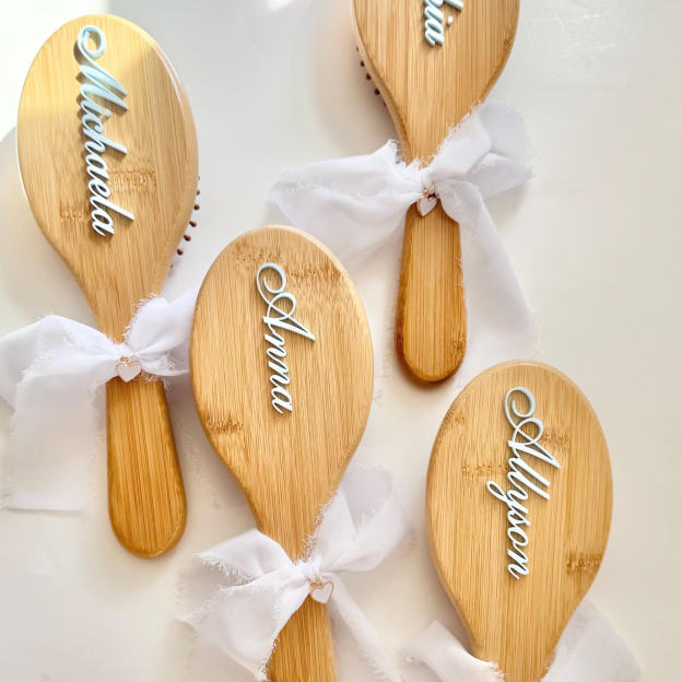 Personalized 3D Printing Name Hairbrush Party Favor | JNSDec195