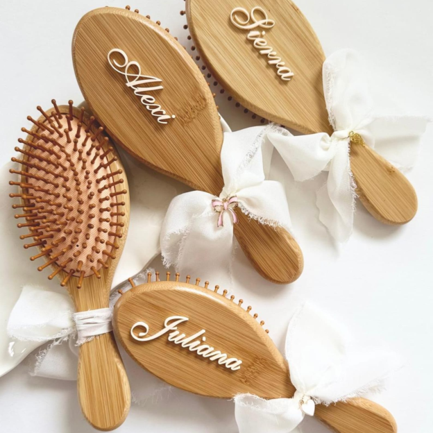 Personalized 3D Printing Name Hairbrush Party Favor | JNSDec195