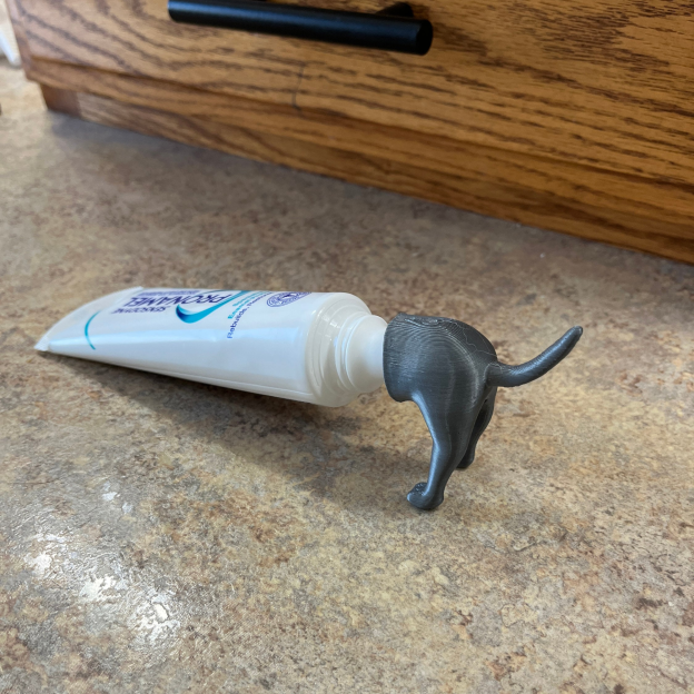 Pooping Dog Butt Toothpaste Topper | JNSDec199