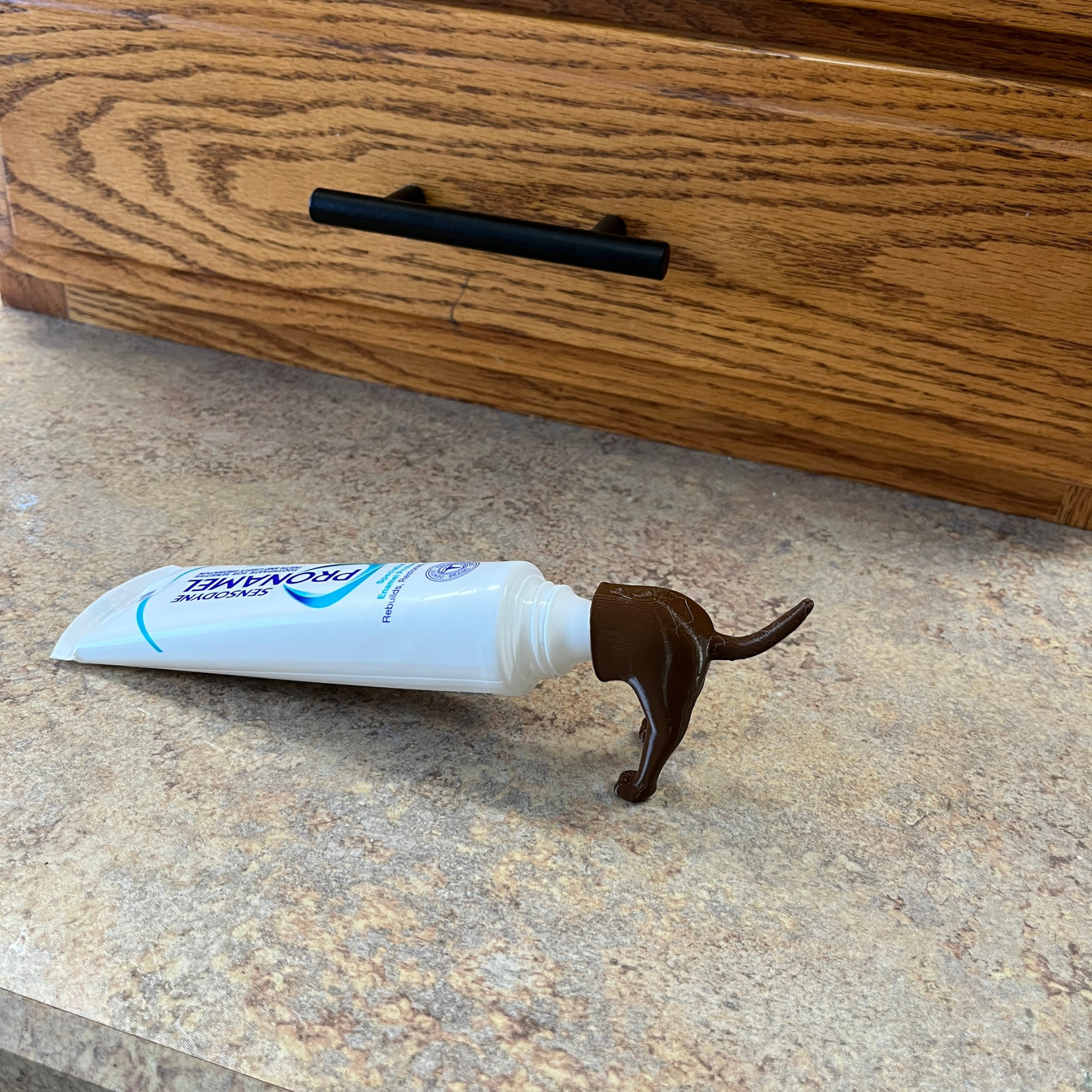 Pooping Dog Butt Toothpaste Topper | JNSDec199