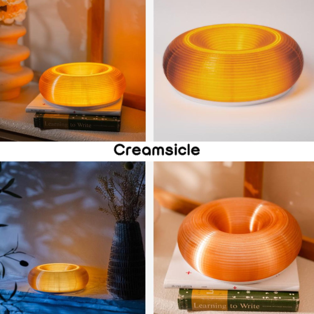 Vintage Ambient Mood Modern Sculptural Donut Lamp For Unique & Love | JNSDec205