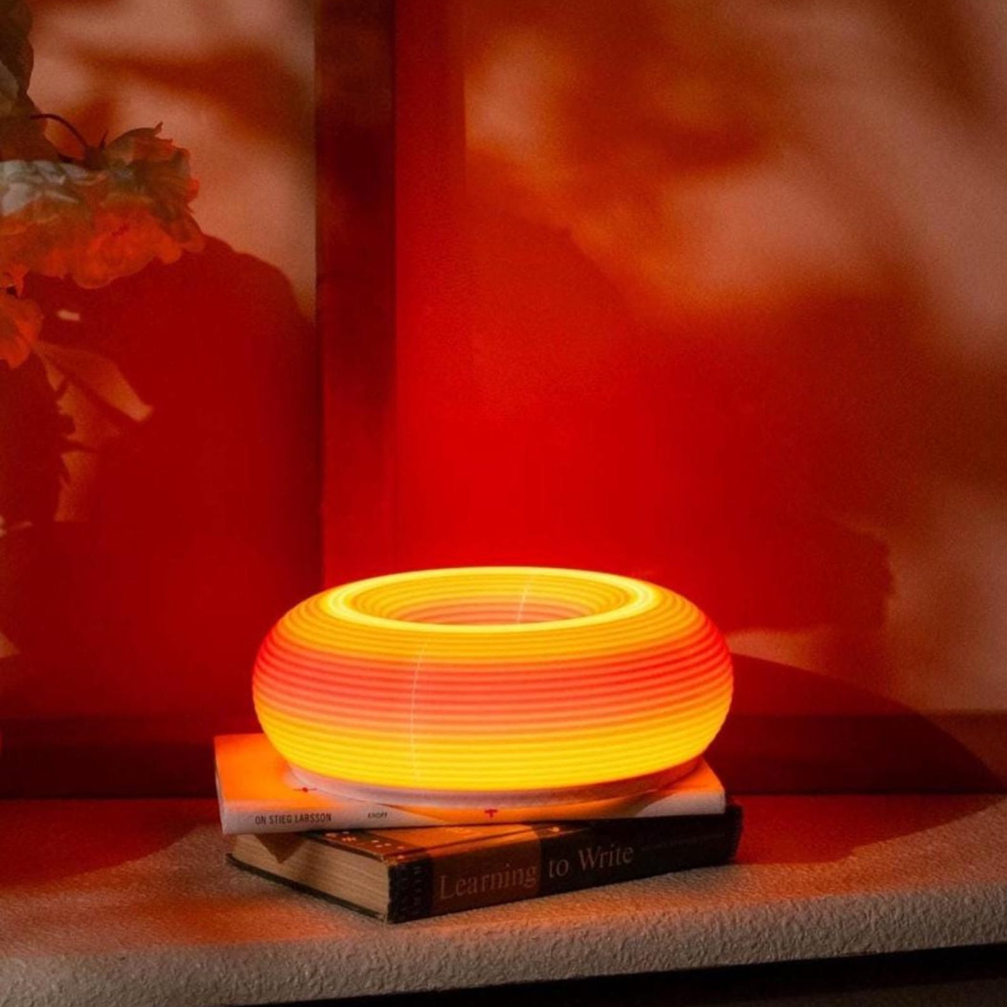 Vintage Ambient Mood Modern Sculptural Donut Lamp For Unique & Love | JNSDec205