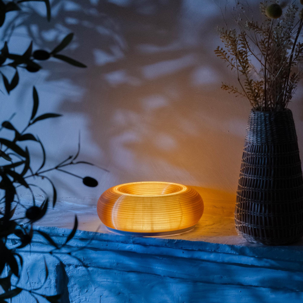 Vintage Ambient Mood Modern Sculptural Donut Lamp For Unique & Love | JNSDec205