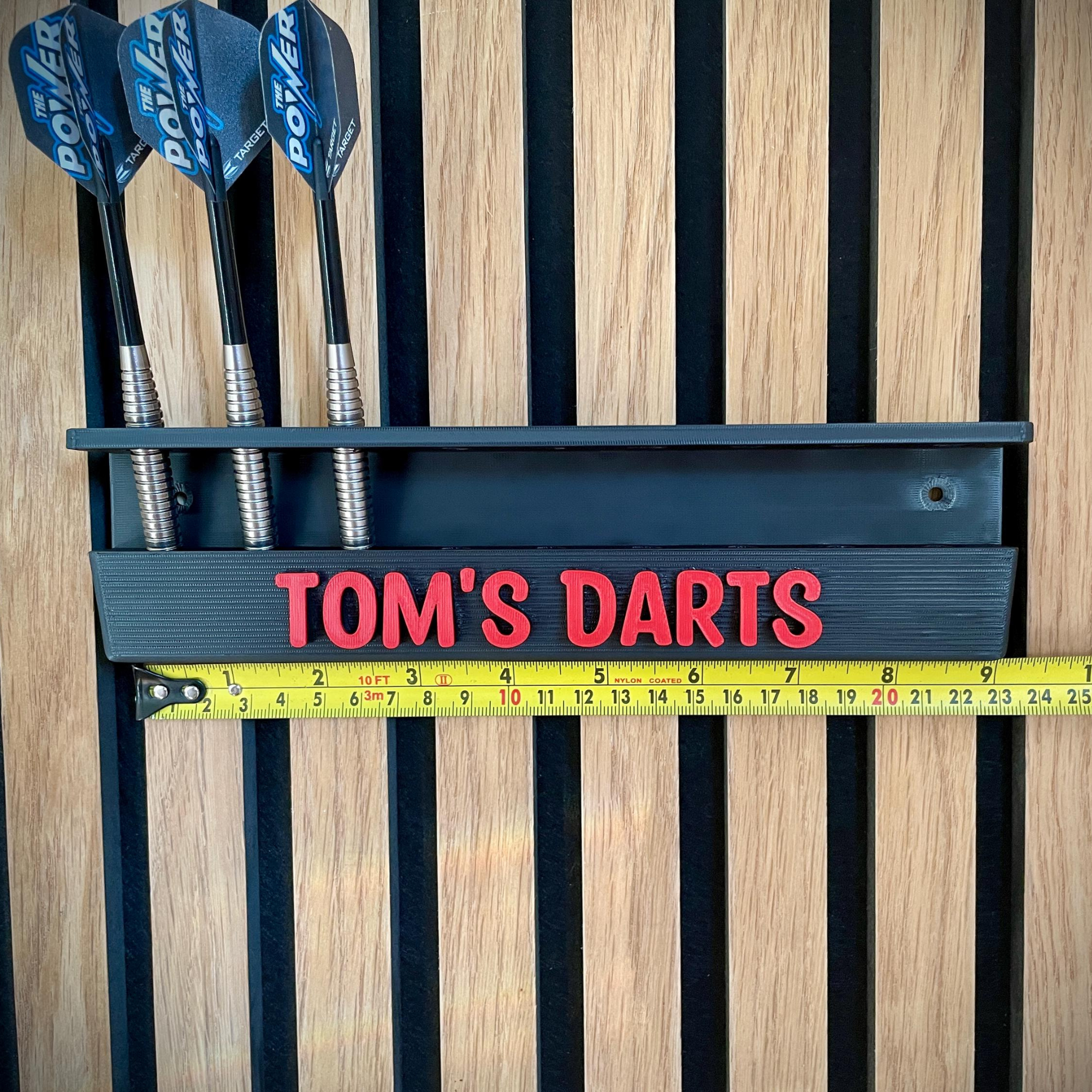Personalized 9 Darts Wall Mounted Display Holder Stand for Unique & Love | JNSDec207