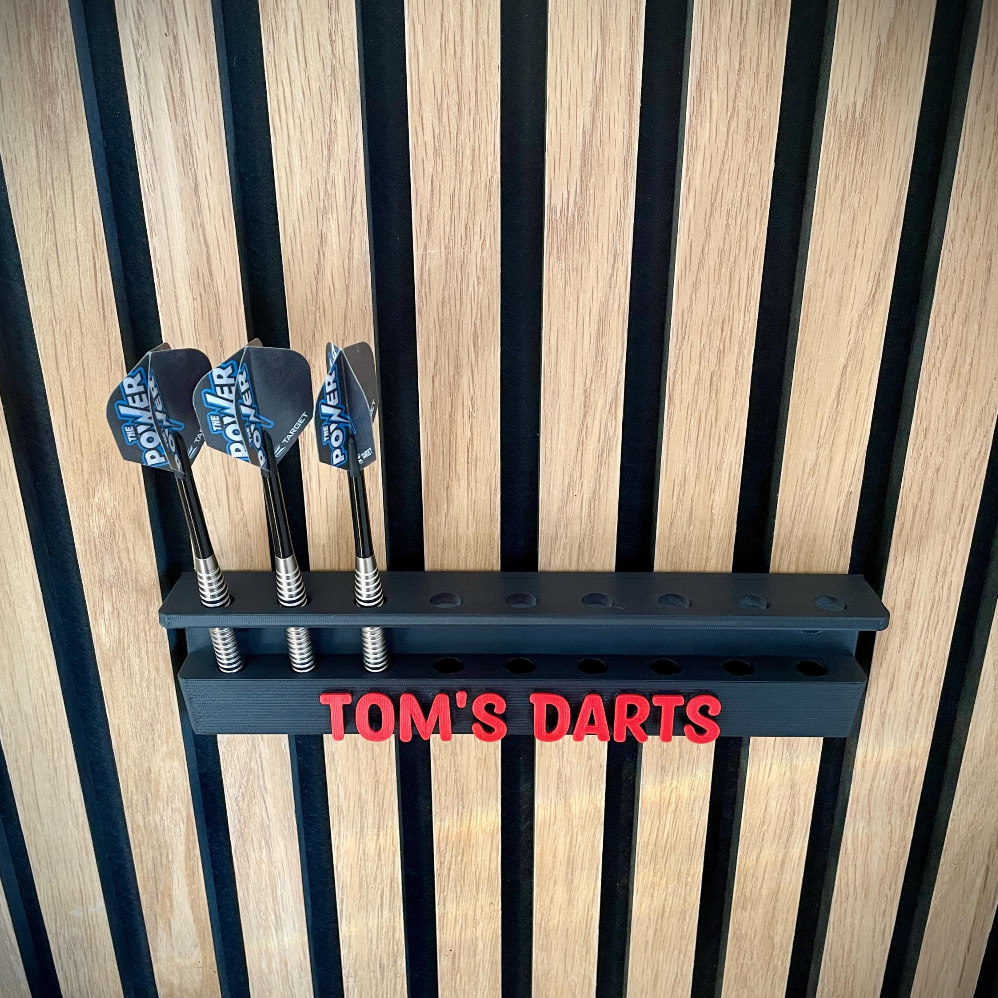 Personalized 9 Darts Wall Mounted Display Holder Stand for Unique & Love | JNSDec207