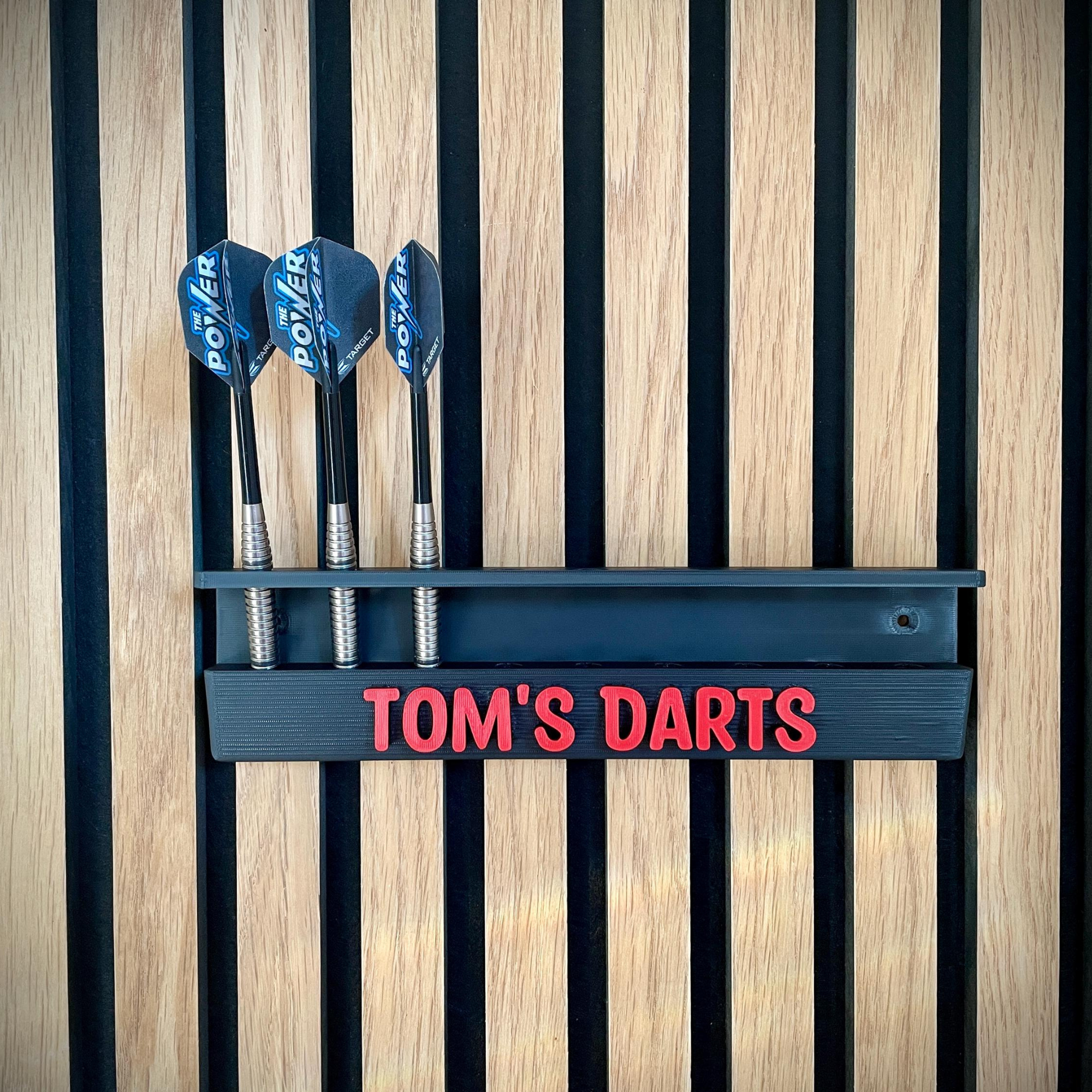 Personalized 9 Darts Wall Mounted Display Holder Stand for Unique & Love | JNSDec207