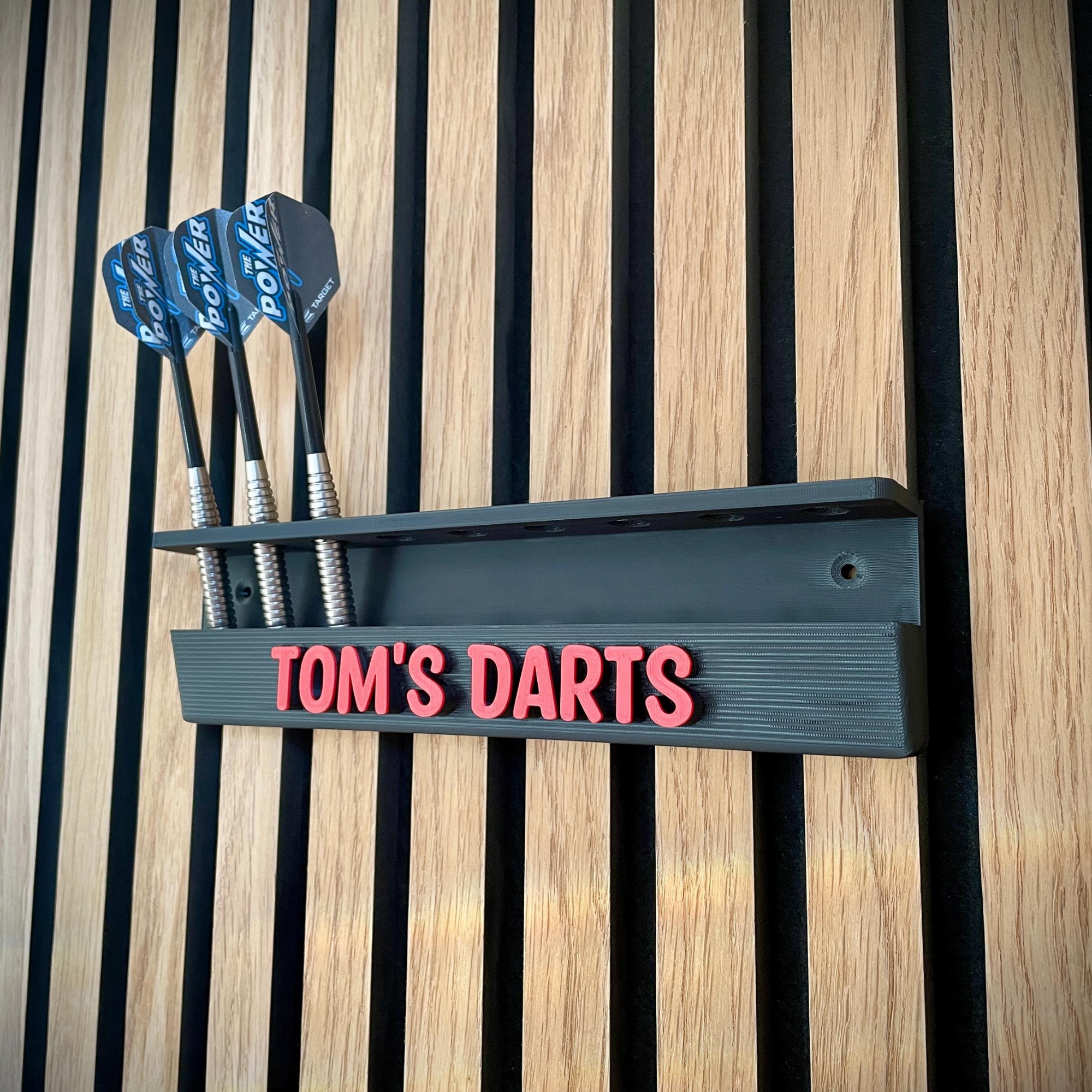 Personalized 9 Darts Wall Mounted Display Holder Stand for Unique & Love | JNSDec207