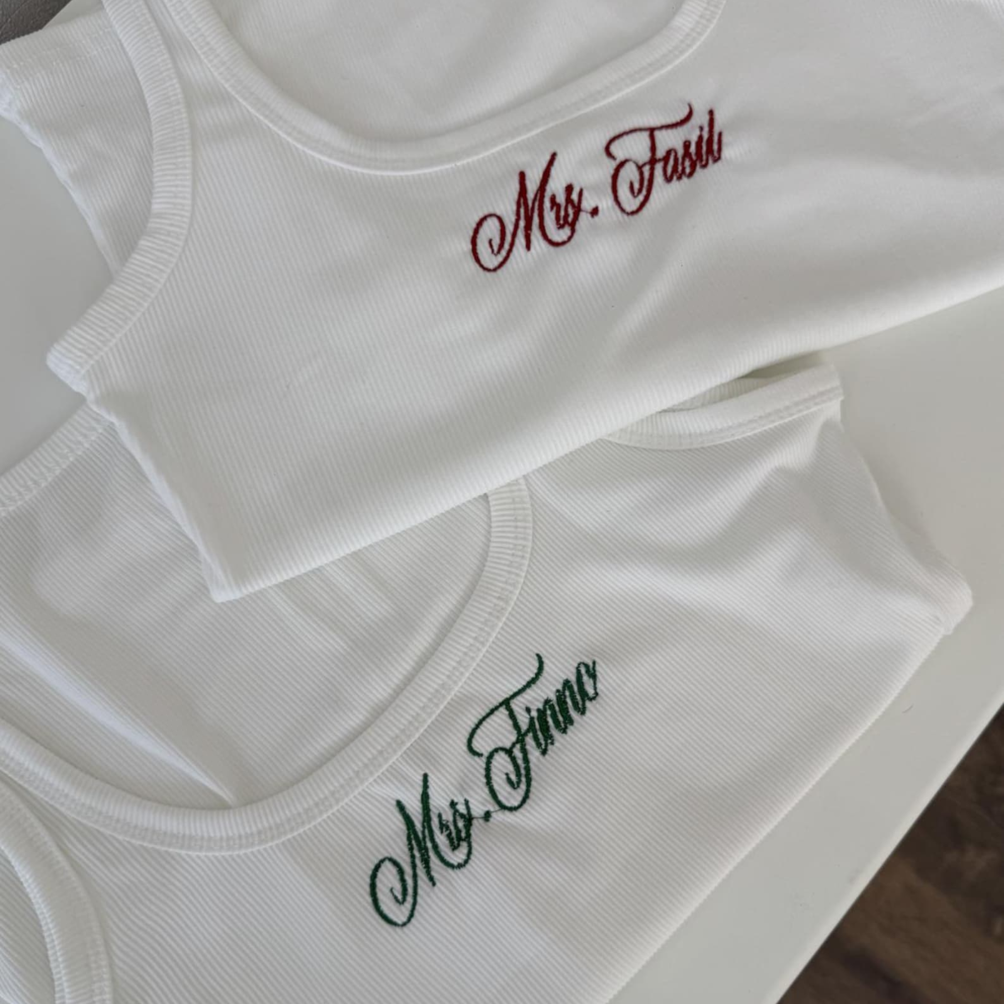 Personalized Embroidery Tanktop For Wedding Bachelorette Party | JNSCloth62