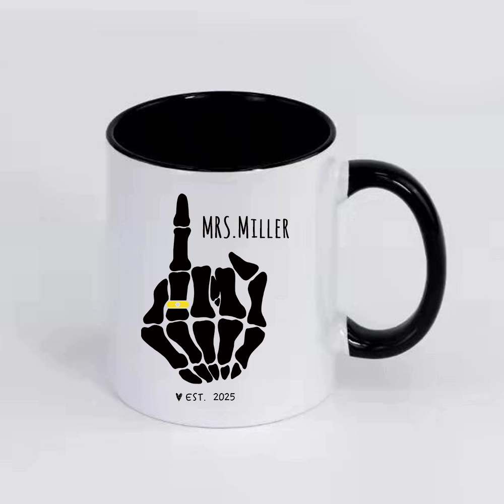 Personalized Funny Mr And Mrs Mug for Unique & Love | JNSDec159