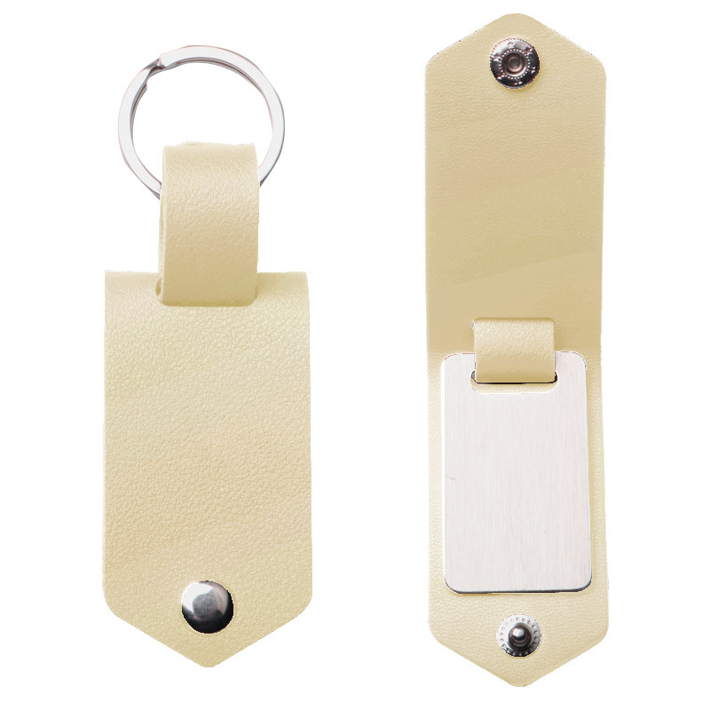 Personalized Monogrammed Photo Leather Keychain I JNSDec82