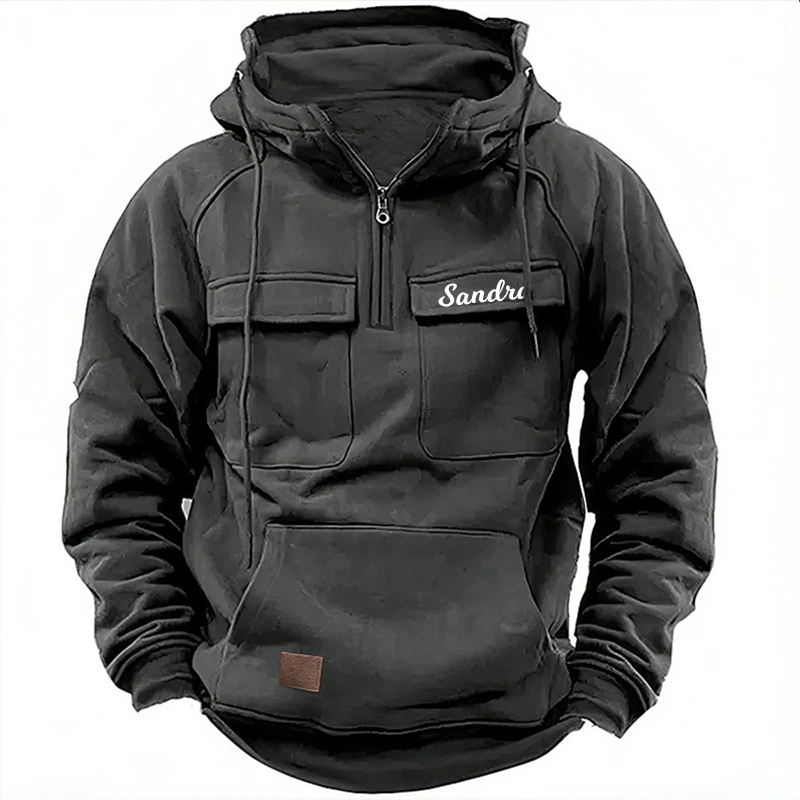 Personalized Name Retro Hooded Sweatshirt for Unique & Love | JNSCloth33