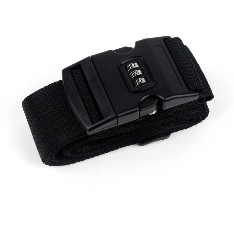 Personalized Name Embroidery Luggage Strap Belt With Combination Lock | JNSDec196