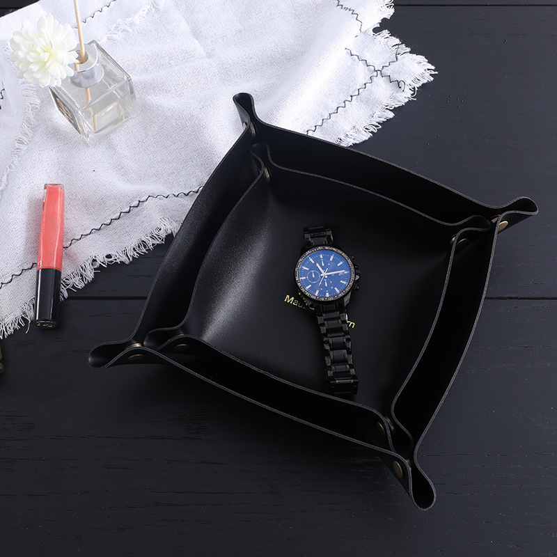 Personalized Leather Valet Tray for Dad for Unique & Love | JNSDec209