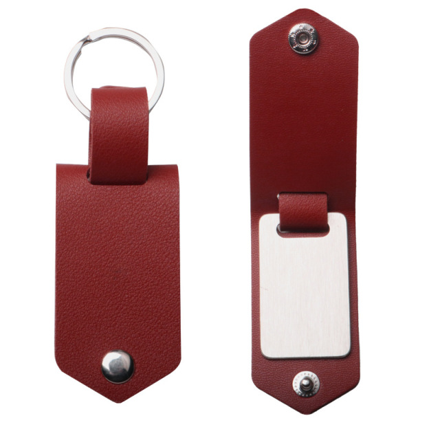 Personalized Monogrammed Photo Leather Keychain I JNSDec82