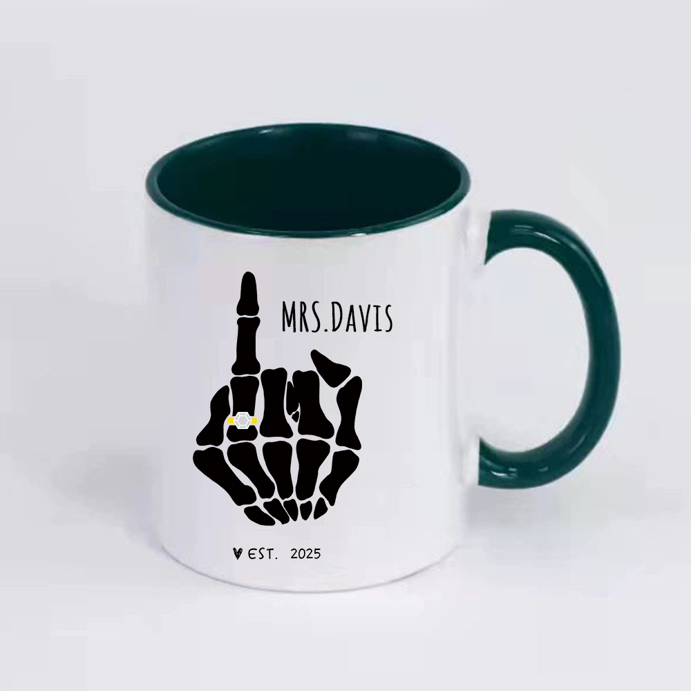 Personalized Funny Mr And Mrs Mug for Unique & Love | JNSDec159