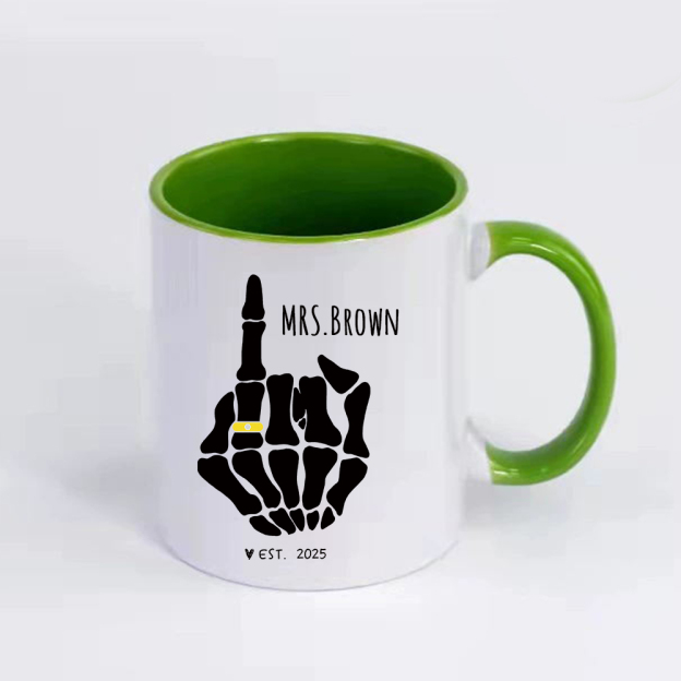 Personalized Funny Mr And Mrs Mug for Unique & Love | JNSDec159