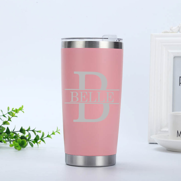 Personalized Name 20oz Vacation Stainless Steel Insulated Tumbler | JNSBottle02