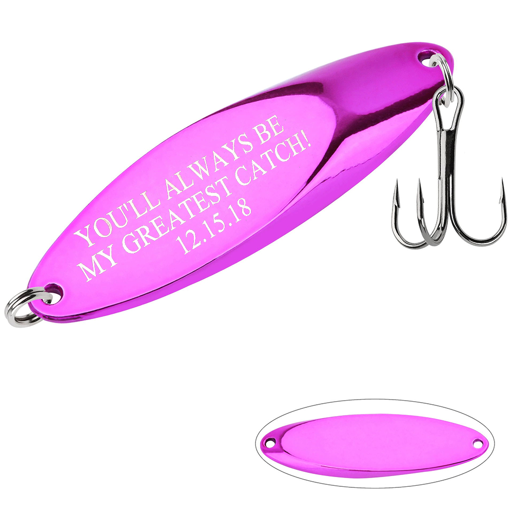 Personalized Engraved Fishing Lure Hook for Unique & Love | JNSTool17