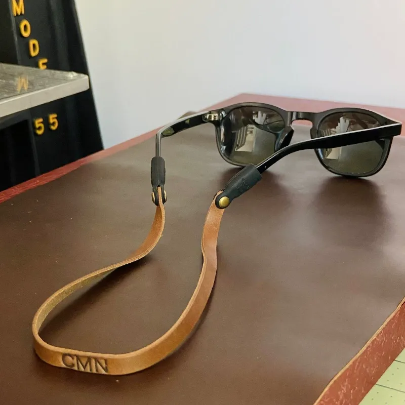 Personalized Name Leather Strap for Sunglasses for Unique & Love | JNSDec157