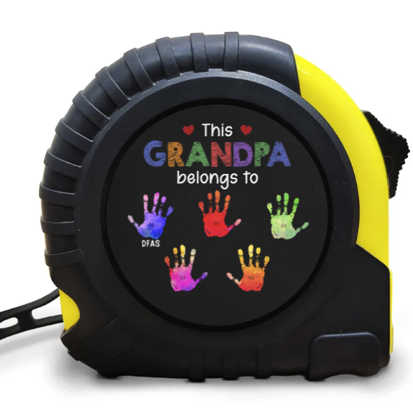 Personalized Tape Measure for Daddy Grandpa | JNSDec76