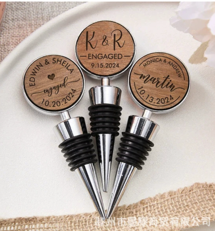 Personalized Monogram Wine Bottle Stopper for Unique & Love | JNSDec173