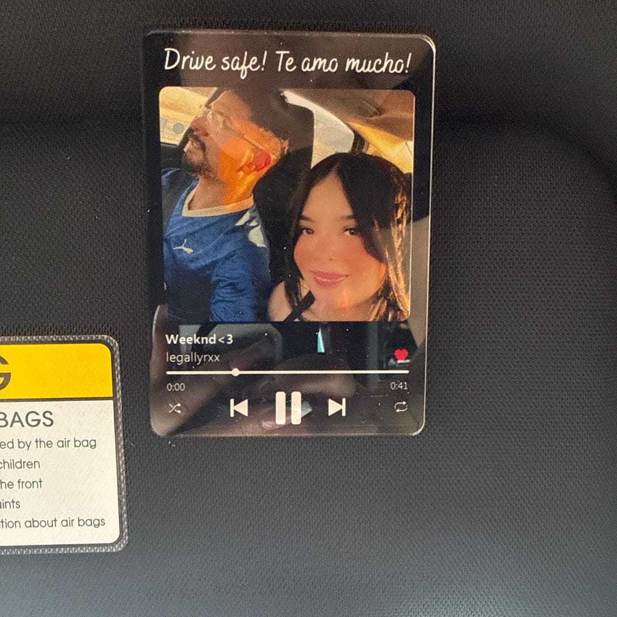 Personalized Song & Photo Car Visor Clip for Unique & Love | JNSDec190