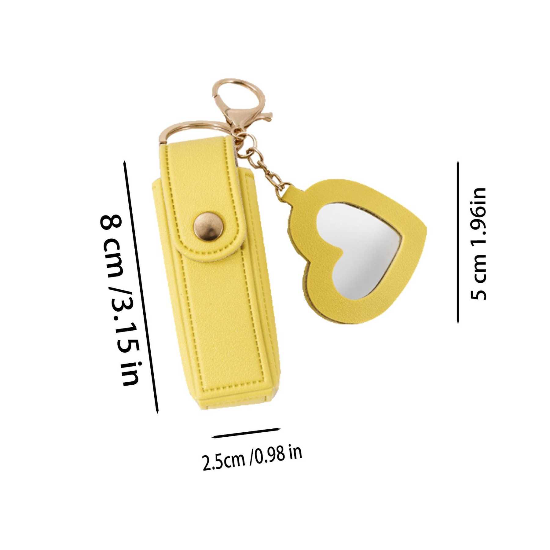 Personalized Lipstick Bag Keychain with Mirror for Unique & Love | JNSBag101